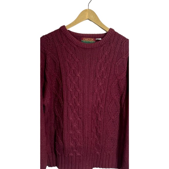 Oakton Sweaters Vintage Oakton Limited Mens Red Sweater Medium